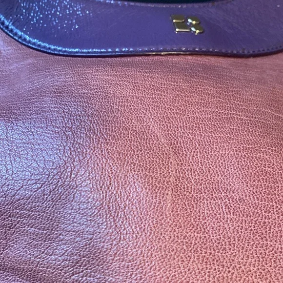 ** FLASH SALE**Noel Kate Spade  purple patent leather and brown tote - Picture 16 of 16